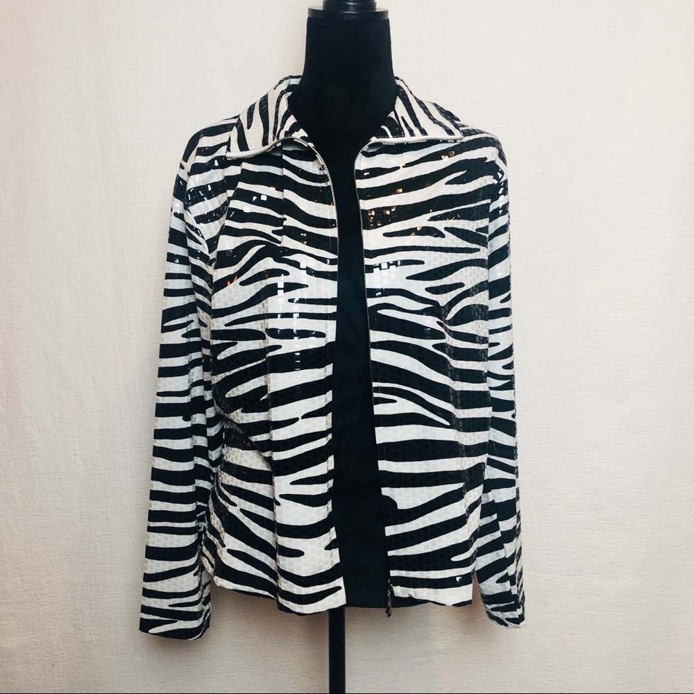 Zebra Lisa International Zip Up Jacket